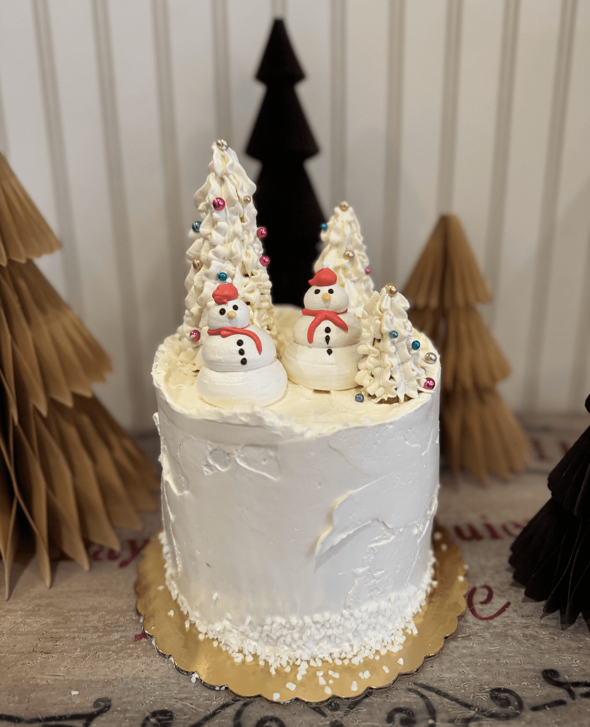 Snowman Cake